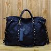 Kožená taška náhodná barva kostkovaná taška crossbody kabelka národního stylu