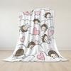 Cloud Sprouts Flannel Blanket Warm Soft Halloween Christmas Couch Warm Cozy Decorative Decor Gift for All Season