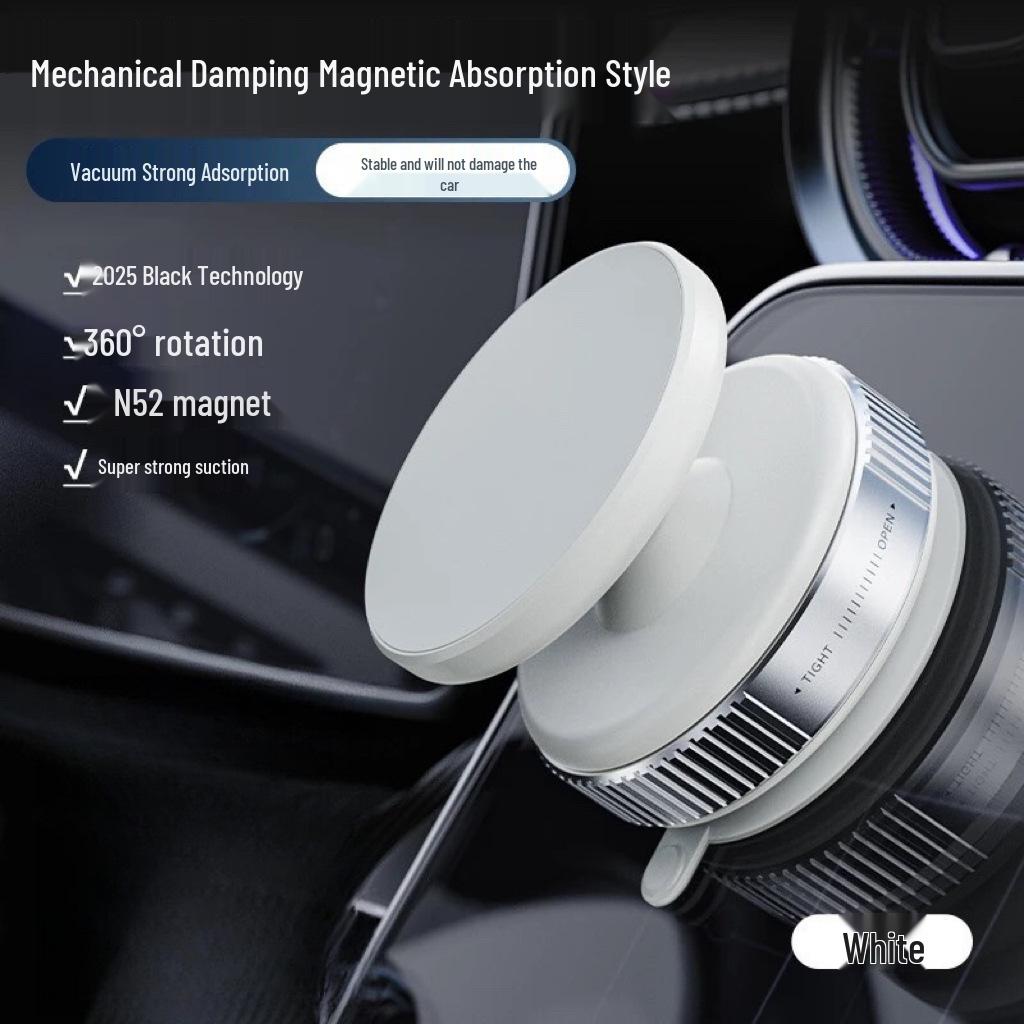 

15W Foldable MagSafe Wireless Car Phone Holder with Magnetic Dashboard Navigation