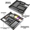 Center Console Organizer Full Tray for Toyota Tundra 2014 2015 2016 2017 2018    Accessories Armrest Storage Car Box