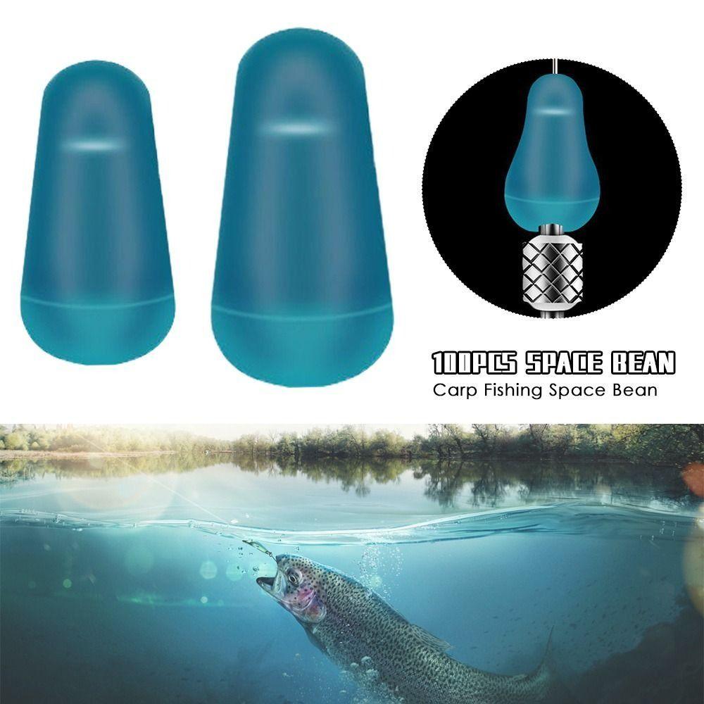 Silicone Space Beans Anti-wrapped Fishing Beans Rubber Space Beans Fishing Bobber Fishing Float