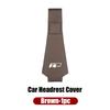 Car Leather Headrest Protective Cover Storage Bag For Volkswagen VW R Tiguan CC Jetta Polo Golf Passat T-ROC AY5