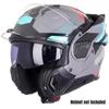 HOT Visor Lens Suitable for LS2 FF910 ADVANT II Modular Motorcycle Helmet Electronic Gun Red Lens Sun Visor Viseira Capcete