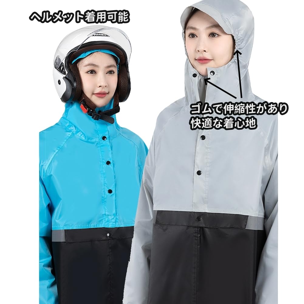 Bicycle Rain Backpack Heavy Rainy Season [LJZM] Raincoat, Poncho, Women's, Men's, Gear, Compatible, Rainwear, Unisex, Stylish, Waterproof, Commuting,
