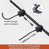 Yousheng Front Door Garland Hanger No Screws Drilling Adjustable Heavy Duty Christmas Decoration Holder for Wreaths Lights Up To 20lbs