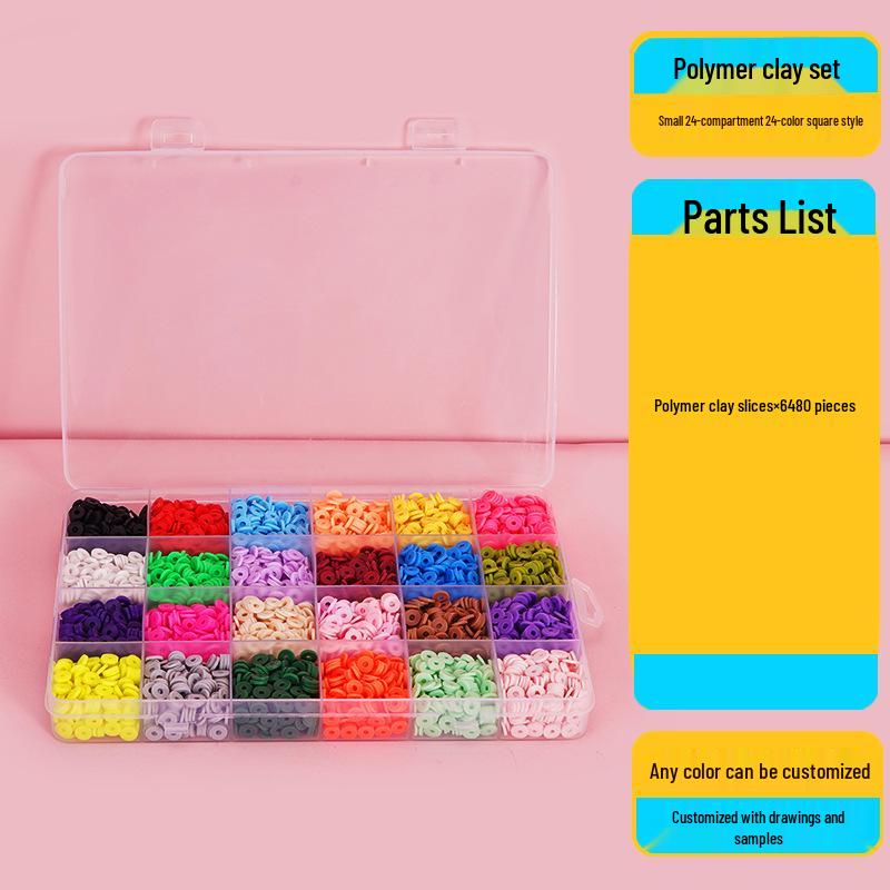 Colorful Bohemian Polymer Clay Beads for DIY Necklace, Earrings, and Phone Chains