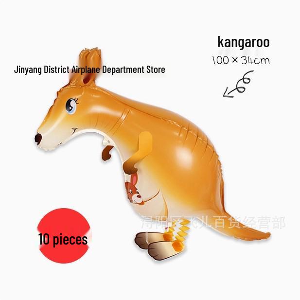 Cartoon Animal-Shaped Walking Pet Balloon for Children's Birthdays