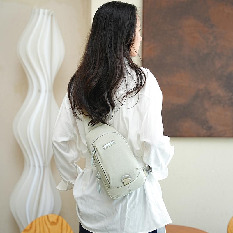 Women's Chest Bag Nylon Shoulder Bag Mother Crossbody Bag