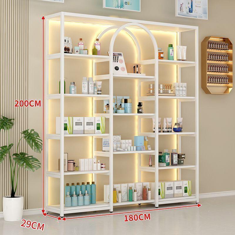Floor-Standing Multi-Layer Nail Polish and Beauty Salon Display Rack