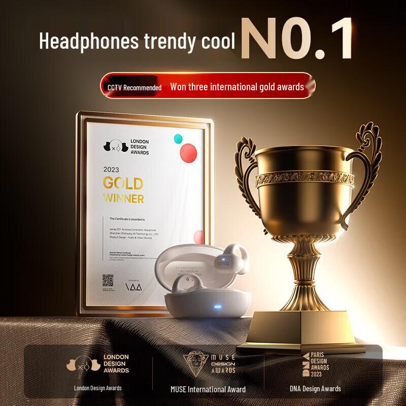 Sanag Z51SPro Open-Ear Clip-On Wireless Earbuds