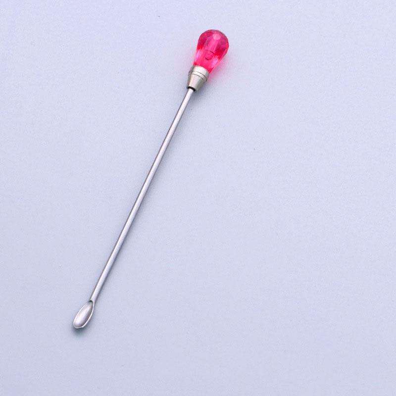 Łyżka do wosku farba metalowa Retro pieczęć dokonywanie narzędzie pomocnicze łyżka DIY zaproszenie konto ręczne farba ognista mieszadło topienie SB021