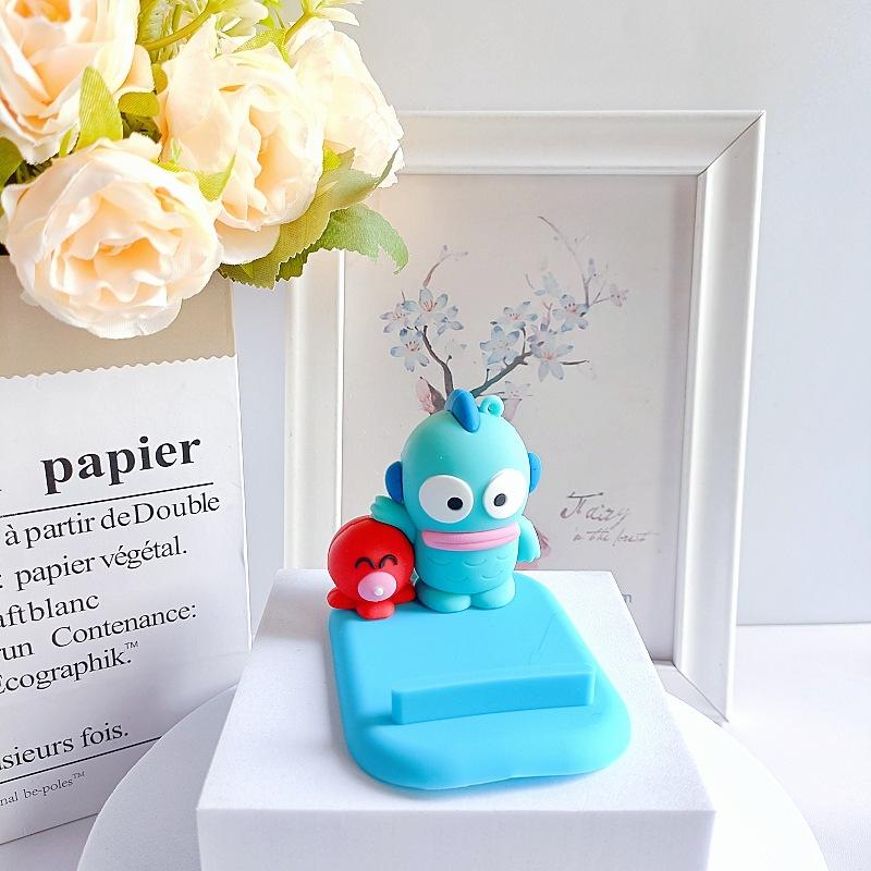 Креативная Мультяшная Рыба-Клоун Трехмерная Кукла Держатель для Телефона Прикроватная Настольная Ленивая Для Просмотра Сериалов Маленький Подарок