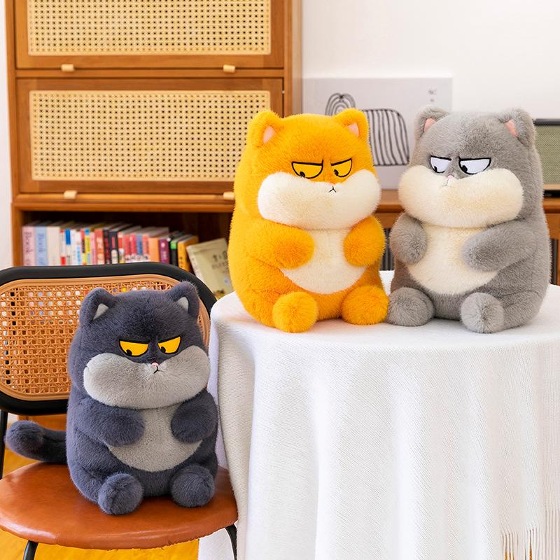 New high-value drag cat doll doll for children's birthday gift drag cat doll throw pillow