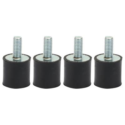 4 Stück M3 M5 M6 Gummihalterungen Schwingungsdämpfer Silentblock Auto Boot Puffer (VD15*15 M5*12)