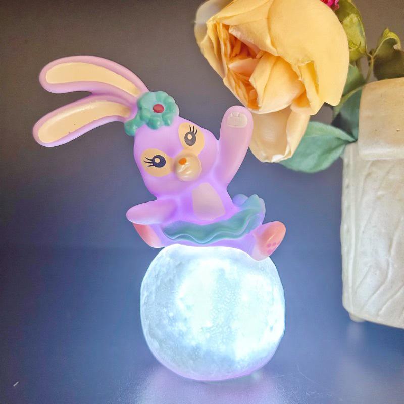 Cute Cartoon Night Light - Mid-Autumn Souvenir Toy, Popular Street Stall Item