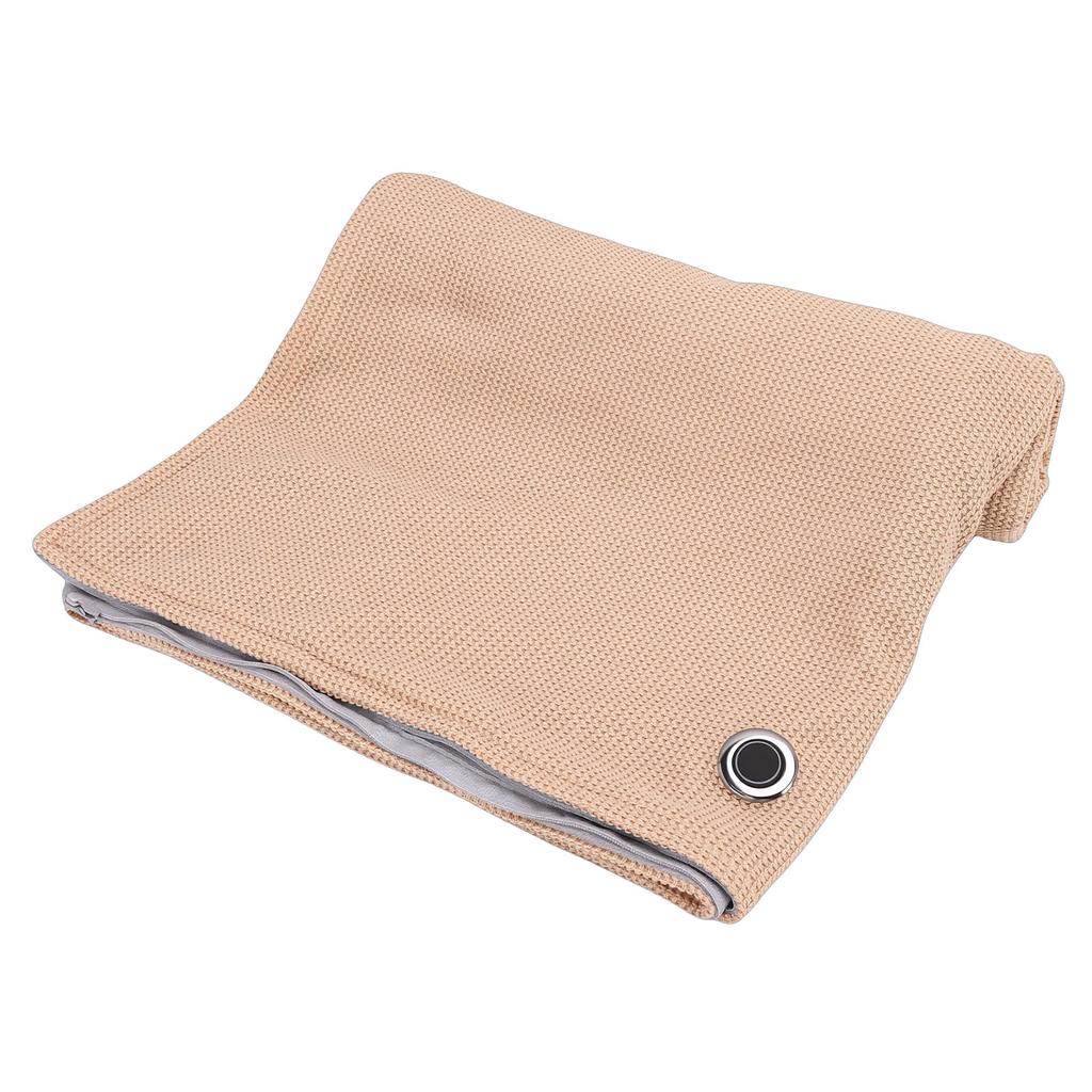 Heated Shawl 3 Heating Levels Zipper Design Soft Wearable Heated Throw Blanket for Home Office Travel