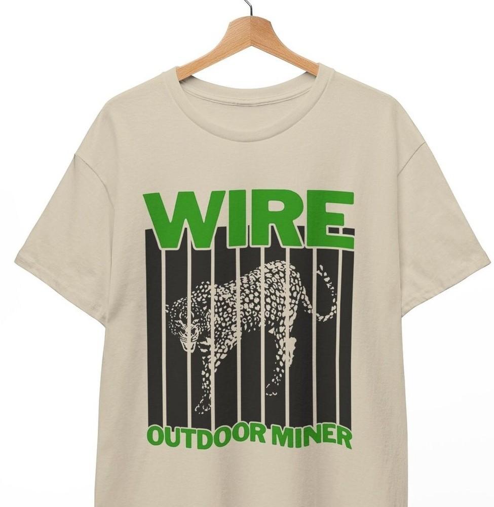 HOT Wire Outdoor Miner T-Shirt, Post Punk Rock Band Metal Grunge Goth, Unisex Sh Unisex T-Shirt M