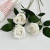 3/5Pcs Rose  Branch Velvet Simulation Flower Valentine'S Day Wedding Decoration Hotel Torium Outdoor Garden Fake Flower