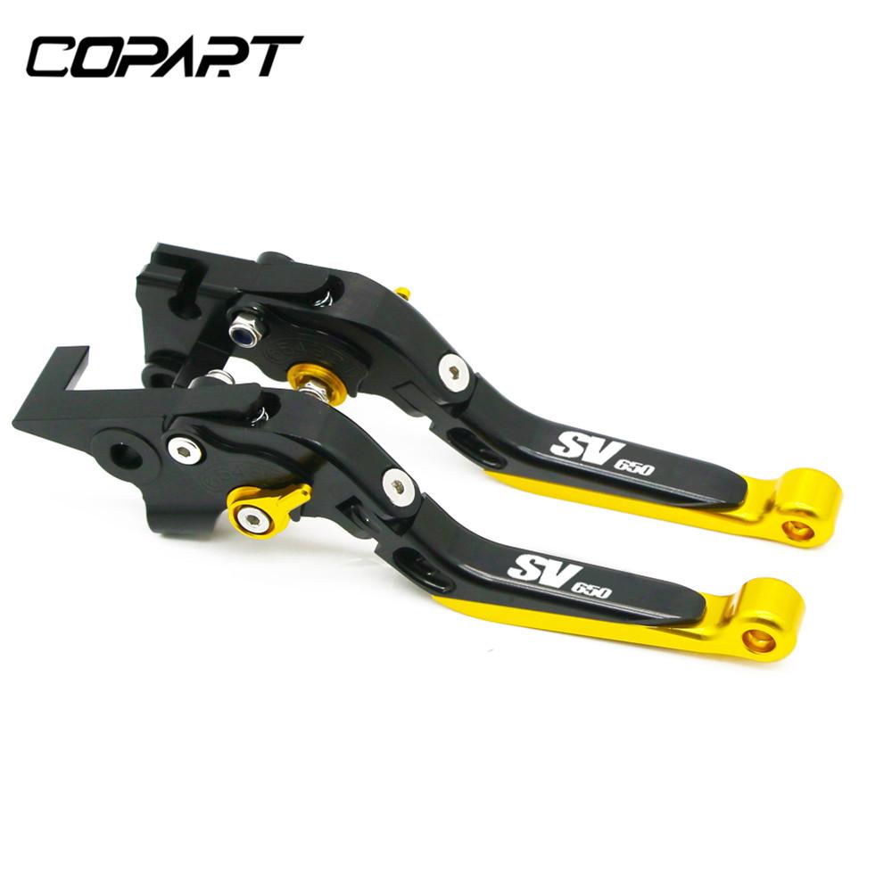 For SUZUKI SV650 SV650S SV 650 1999-2009 Motorcycle Accessories Adjustable Folding Extendable Brake Clutch Levers