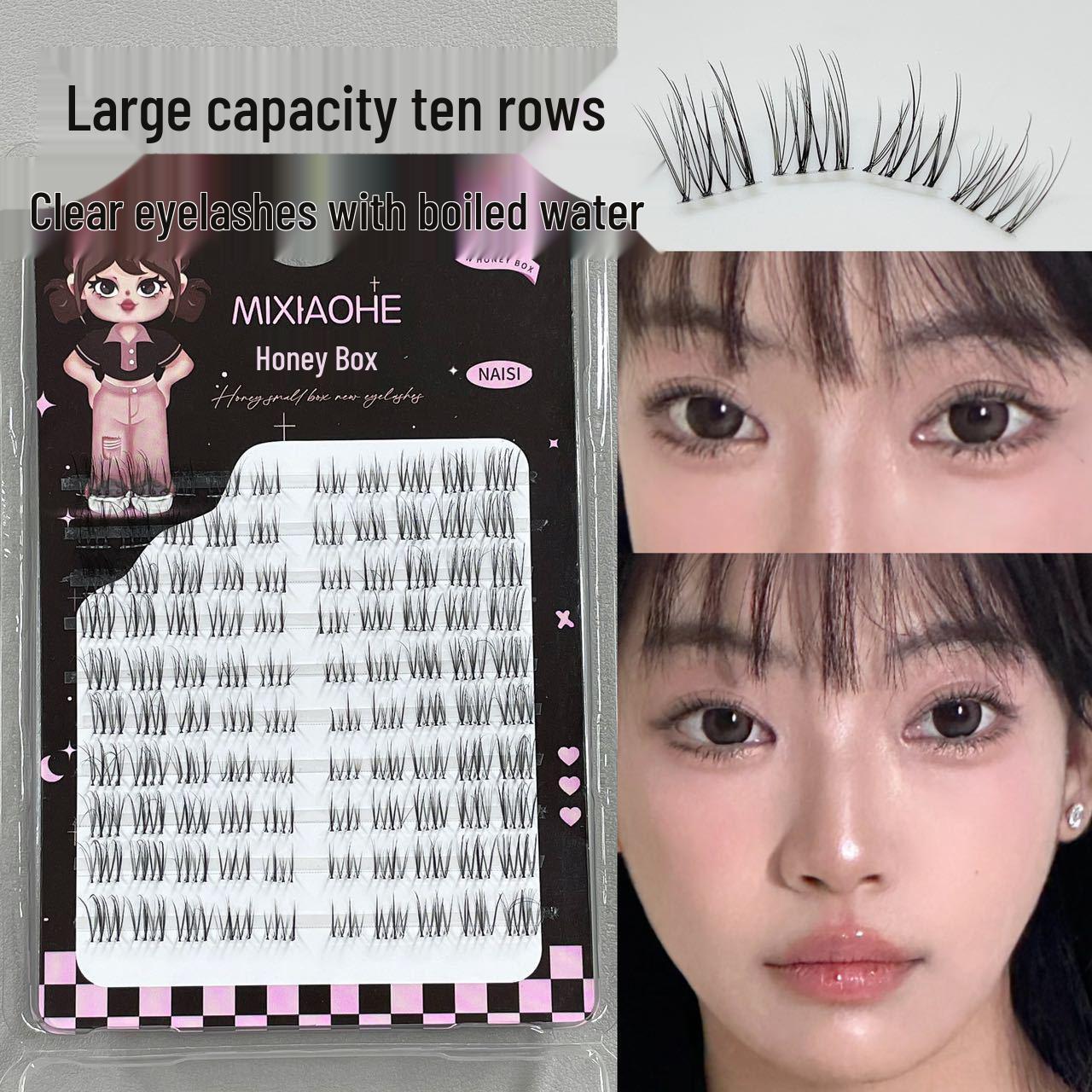 

Honey Box Natural Fluffy Eyelashes for a Sweet, Pure Look