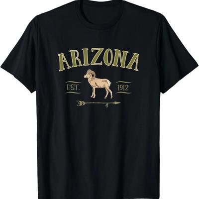 ARIZONA Bighorn Sheep for Men Women Boys Girls Souvenir Gift T-Shirt