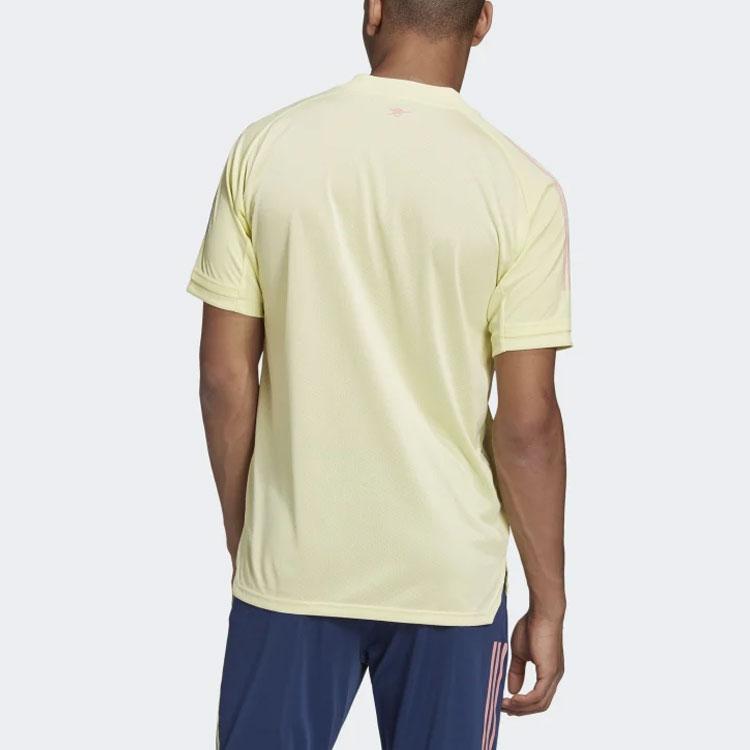 Adidas Arsenal Soccer Jerseys Men's Yellow Moderate Straight Fit FQ6189