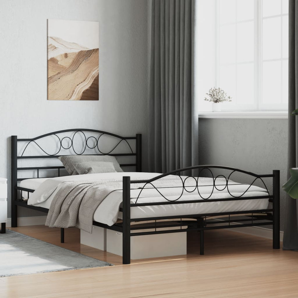 Bed Frame Without Mattress Steel 120x200 Cm