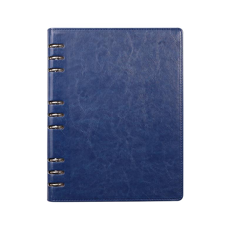 Custom B5 9-Hole Loose-Leaf Notebook with Logo Print for Business Meetings