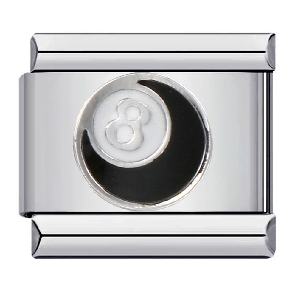 

Модные разноцветные глазурованные доллары, игральные кости, покер, снукер, подвески, итальянские звенья, браслеты 9 мм, браслет из нержавеющей стали, изготовление ювелирных изделий своими руками