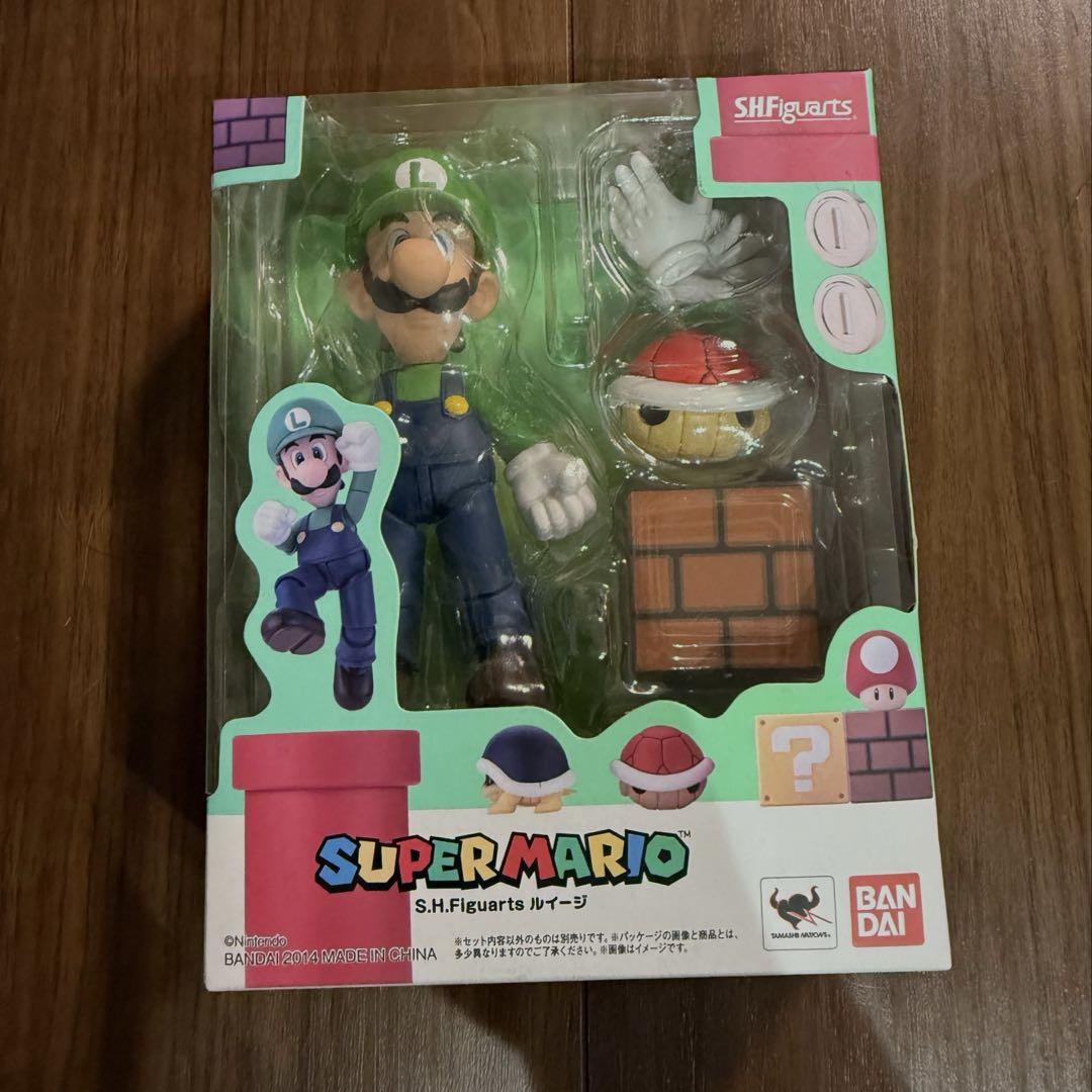 

[USED] S.H.Figuarts Luigi Super Mario Complete Action Figure