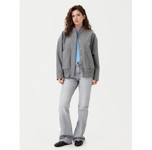 Демисезонная куртка ONLY Nancy 15336622 Gray Regular Fit