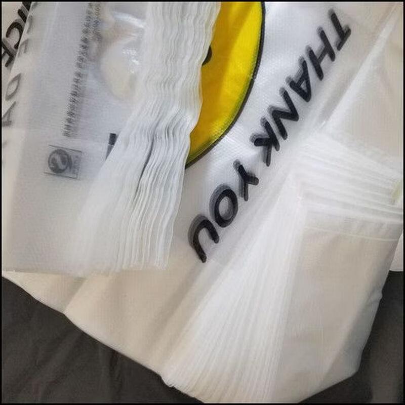 Anfeng Gul Smiley Ansikte Förtjockad Plastkasse