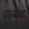 FIRSTDOWN Logo embroidery reversible Down jacket LL tea Men's Used