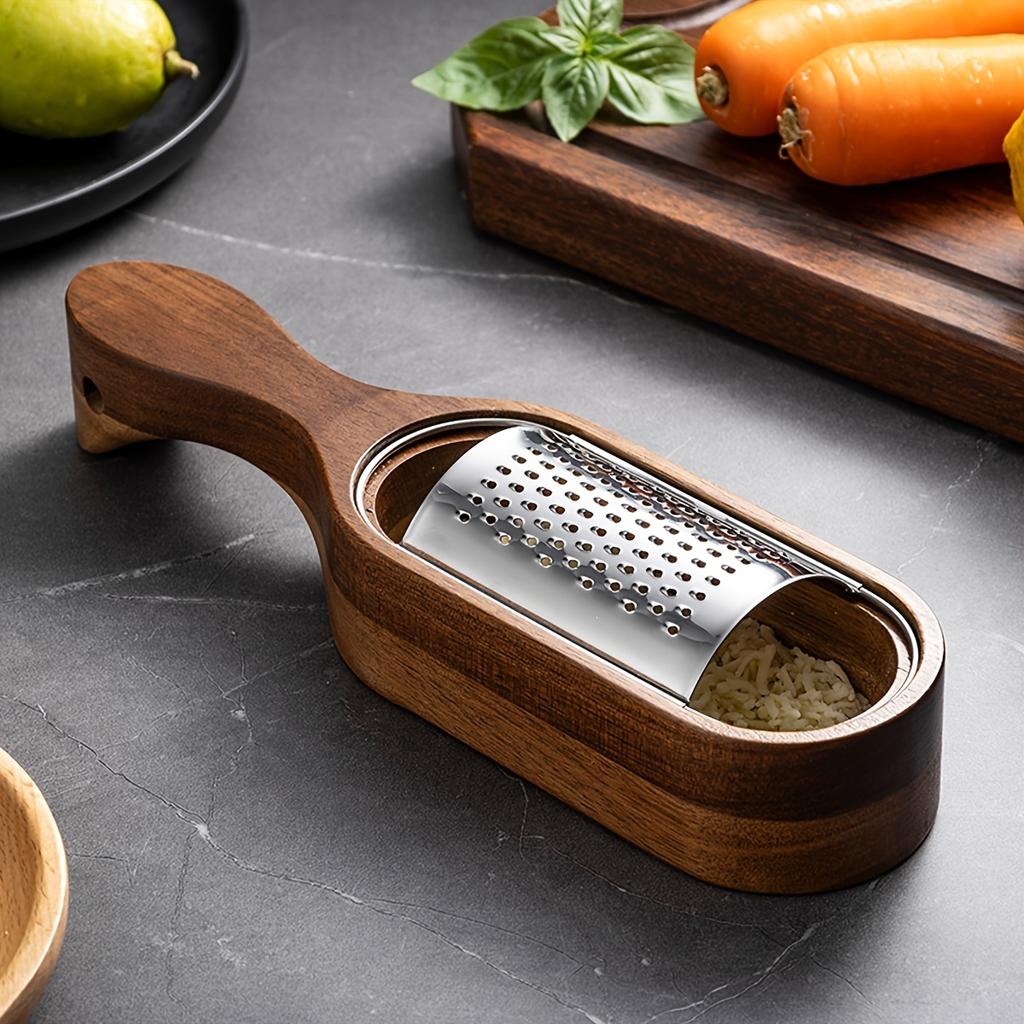 [Stainless Steel Cheese Grater] 1pc Stainless Steel Cheese Grater with Storage Box - Premium Grater for Grating Cheese, Peeling & Shredding