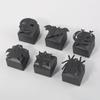 24pcs Halloween Party Favor Boxes Folden Gift Boxes 6 Styles Paper Treat Box Decoration Box Spider Ghost Bat Wrapping Box
