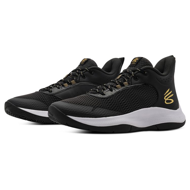 Under Armour Men's Curry 3Z6 Black Metallic Gold 3025090-102