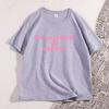 Allergisch Gegen Menschen T-Shirt Unisex Damen Lustiges T-Shirt Y2K Grafik T-Shirts Lässiges Kurzarm Rundhals T-Shirt Streetwear Lockeres T-Shirt