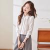 Women's Satin Imitation Silk Long Sleeve Blouse