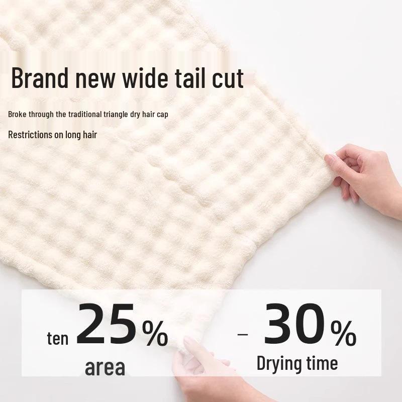 Nowy przyjazd: Damski szybkoschnący, chłonny ręcznik do włosów - duży szal na głowę do ochrony włosów