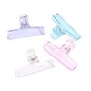 1 Piece Transparent Acryllic Paper Clip Simplicity Fashion Non-sticky Memo Pad Clip Beautiful Snack Seal Clip Student