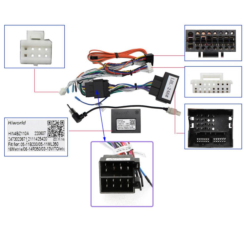 9/10 Inch Car Radio For Mercedes-Benz Vito 2 W639 Mercedes-Benz Viano 2 W639 2003-2015 PC Plastic Fascia Dashboard Plane Frame