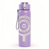 PC Target Circle Minimalist Line Art Print 750ml colorful plastic sports water bottle leakproof pop up lid with straw for outdoor work home use