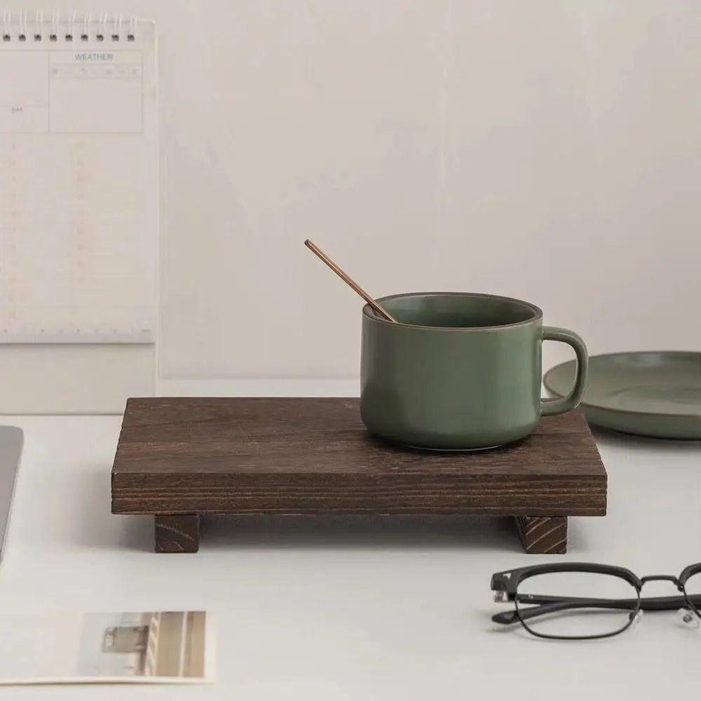 Hand Soap Wooden Wood Tray Retro Hands Soap Holde Storage Holder Tray Decorative Minimalist Vanity Tray Counter