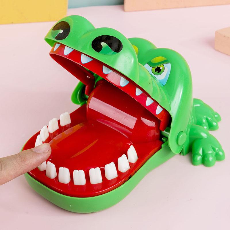 Alligator Finger-Beißen Scherzspielzeug, Hand-Beißen Spielzeug, Eltern-Kind Interaktives Party-Scherzspielzeug, Stressabbau-Spielzeug.