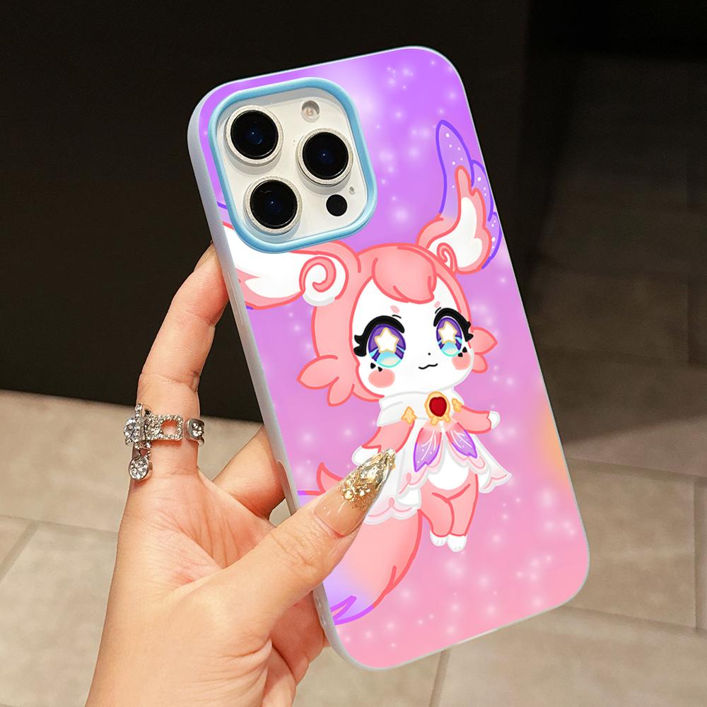 HSR Mem Jelly Doppelschicht Hellblau Handyhülle für iPhone 17 16 15 14 13 12 11 Air Pro Max Plus Schutzhülle