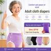 Breathable Cotton Incontinence Pants for Elderly - Washable, Leak-proof, Skin-friendly with Urine Barrier.