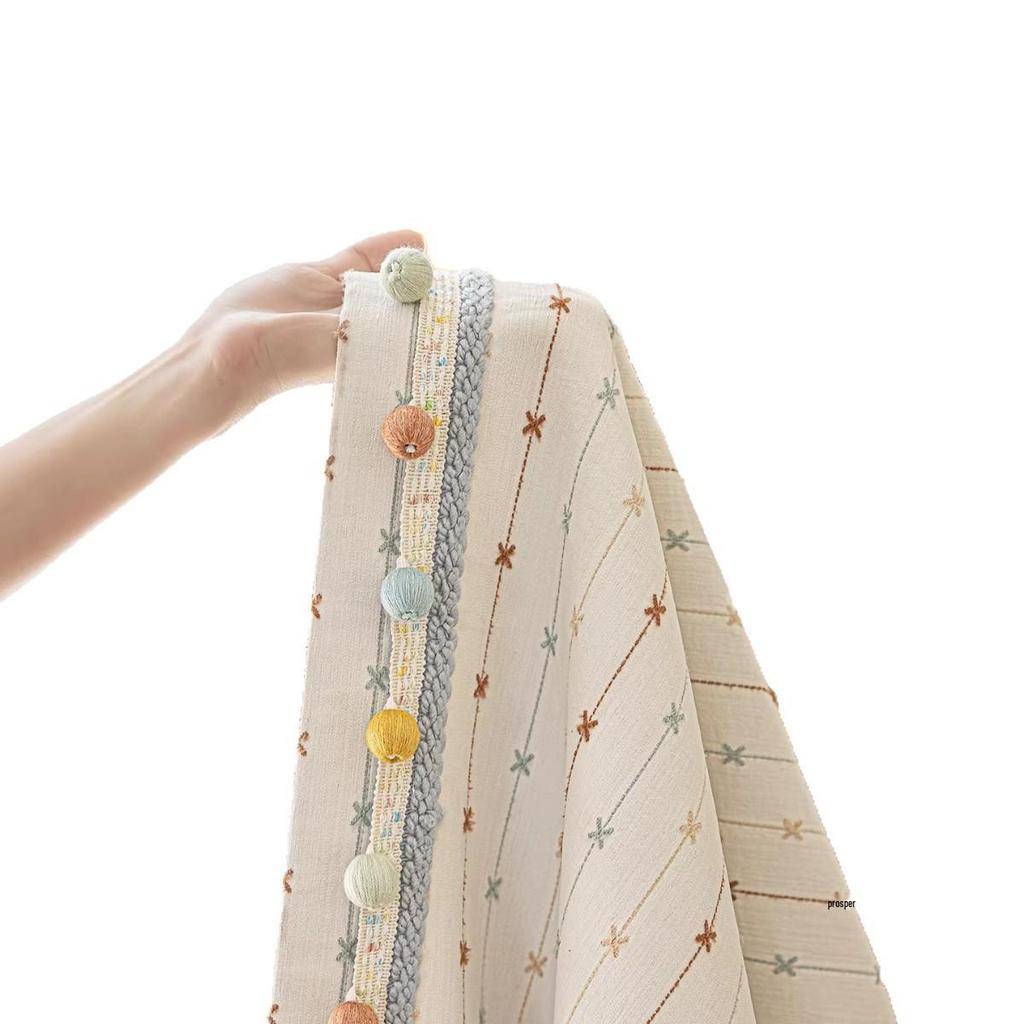 Children's Cream Chenille Blackout Curtains for Bay Windows - Boys & Girls Bedroom 2026 Edition