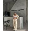 Womens Casual Streetwear Set Long Sleeve Cardigan Top Pants 2 Piece Outfit Winter