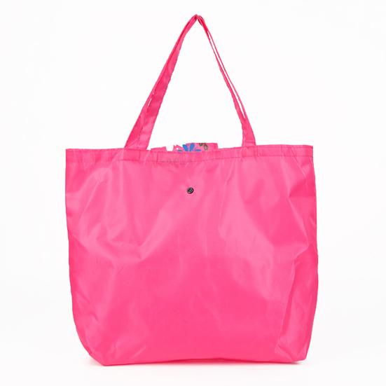 Folding Grocery Bag Reusable Large Capacity Shopping Bag Machine Washable Multi-purpose Flower Print Handbag Tote with Snap Button