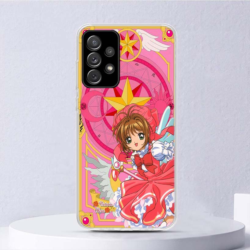CardCaptor Sakura Anime Soft Case For Samsung Galaxy A17 A16 A26 A36 A56 A15 A14 A13 A55 A54 A53 Phone Cover A25 A35 A24 A34 A23